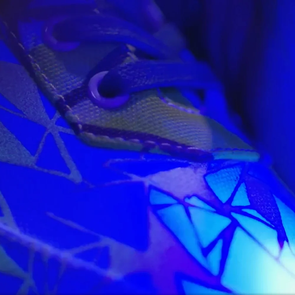 RARE! GLOW IN THE DARK, SIX HUNDRED FOUR PATRICK BRAVO  HI-TOP MEN 5, WOMEN 6.5 - Picture 3 of 16